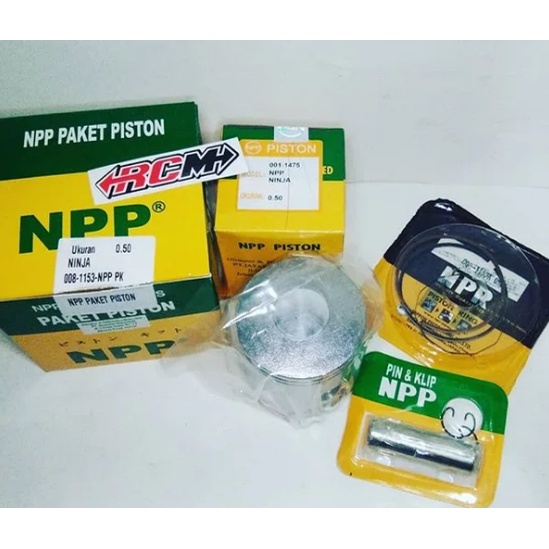 PISTON KIT SEHER SEKER KIT SET KAWASAKI NINJA 2TAK 2 TAK OS OVERSIZE STD 0.25 25 50 75 100 150 200 ORIGINAL NPP ASLI