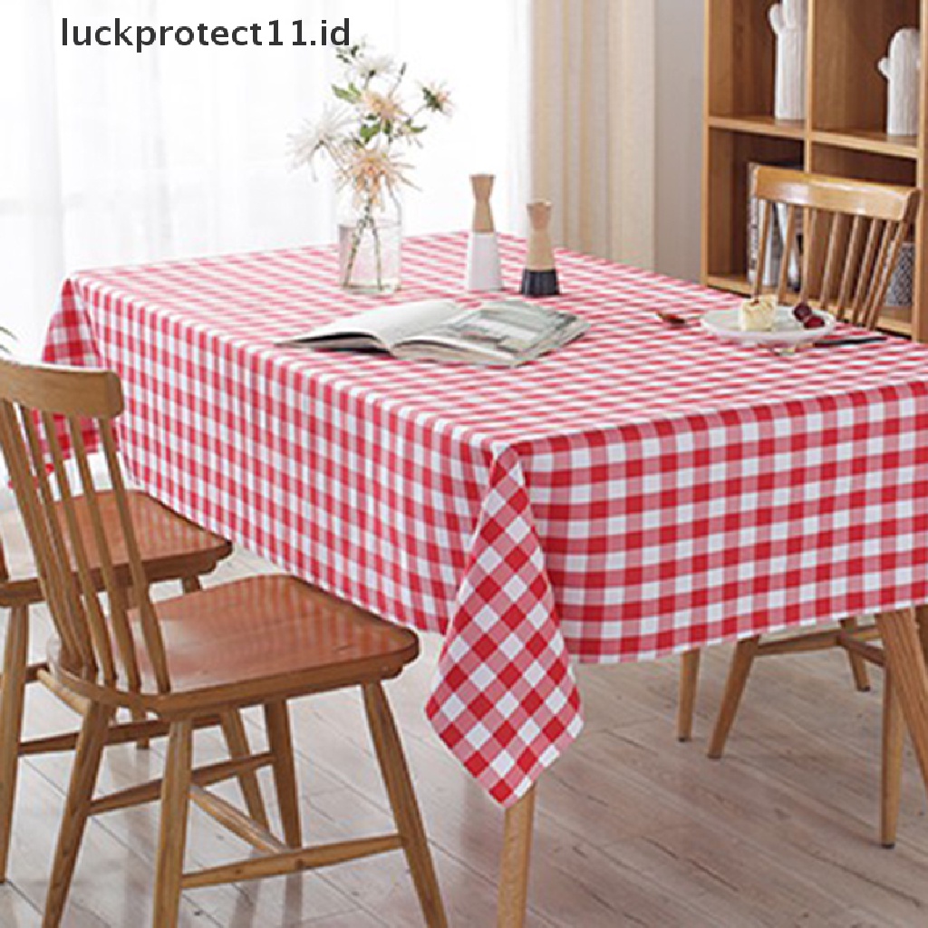 //HG&amp;ID// Disposable Thickening Red Checkered Tablecloth Party Weddings Home Decoration .