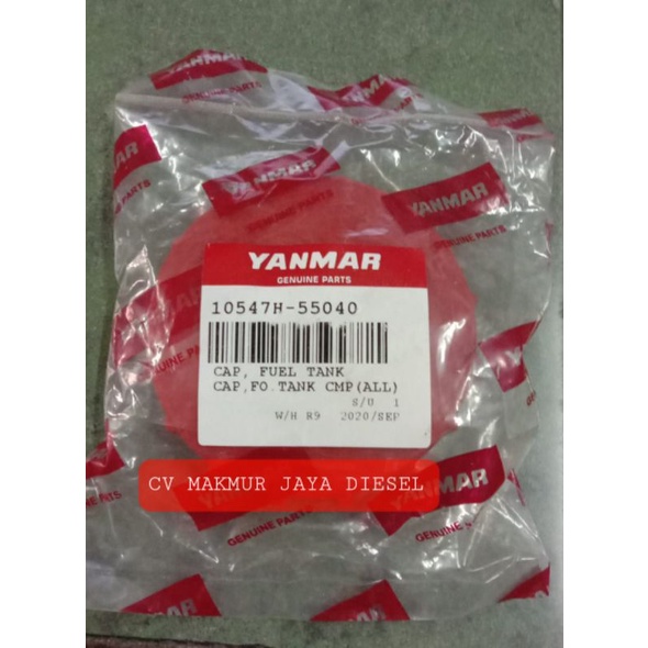 Tutup Tangki Solar/Cap Fuel Tank TS230 10547H-55040 Yanmar Genuine Parts