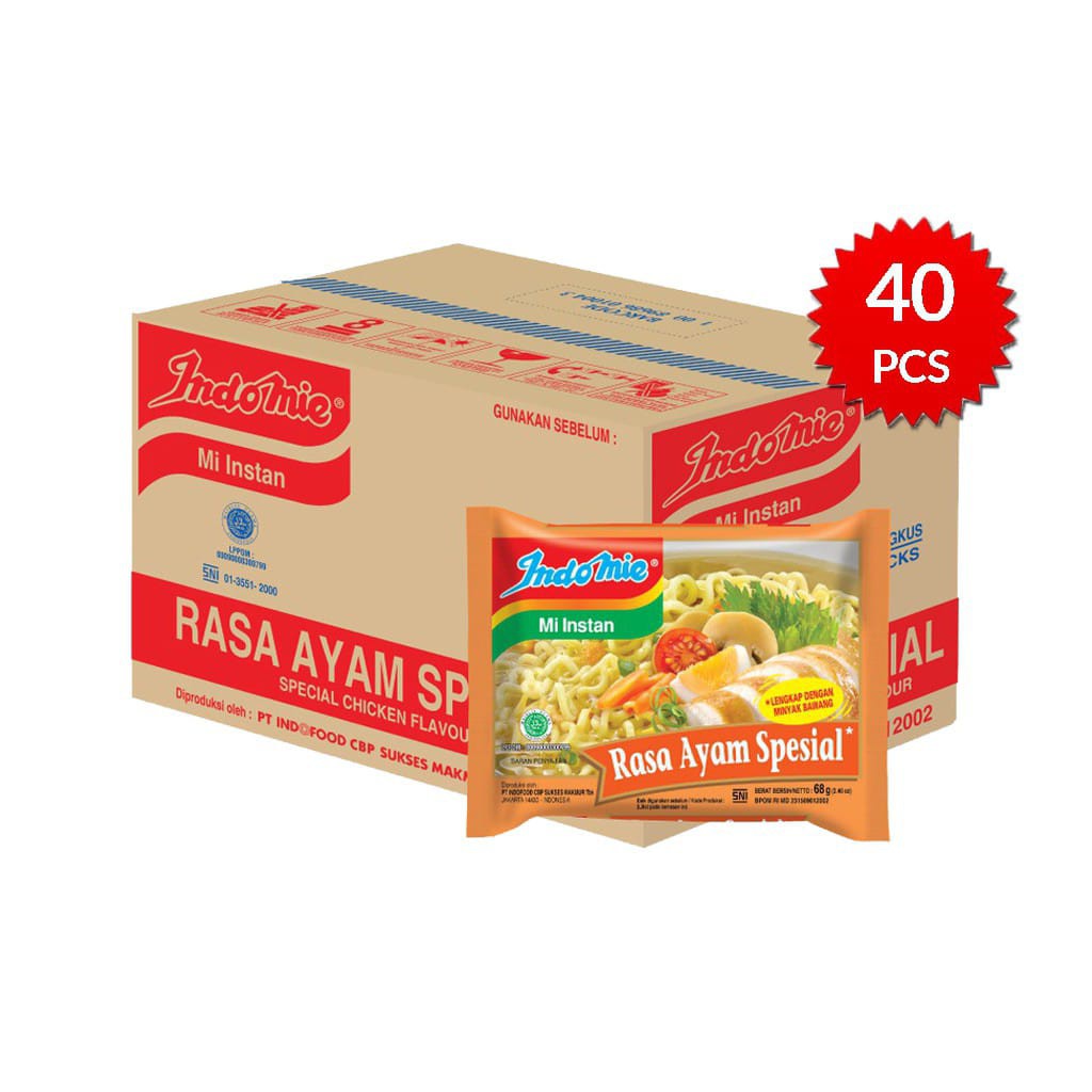 

Indomie Rasa Ayam Spesial 1 Dus (Isi 40)