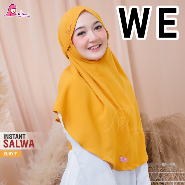 GROSIR MIULAN SALWA DEWASA-ORIGINAL-JILBAB BERGO KWALITAS JAHITAN RAPI-ORIGINAL PRODUK-KODE W-WE-KUNYIT