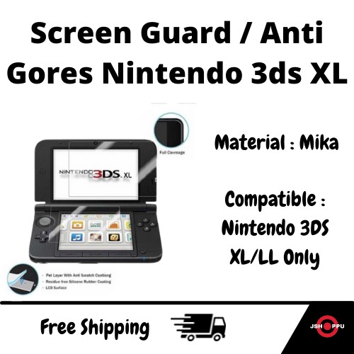 Anti Gores Pelindung Layar Screen Guard Lcd Protector  Nintendo 3ds XL Nintendo 3ds LL