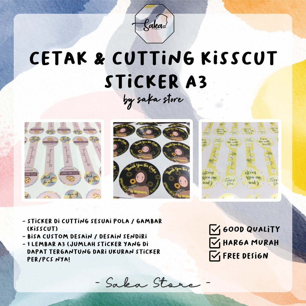 

CUTTING STICKER KISSCUT A3 / CUTTING STICER MURAH / CUSTOM CUTTING STICKER / CUTTING STIKER MURAH