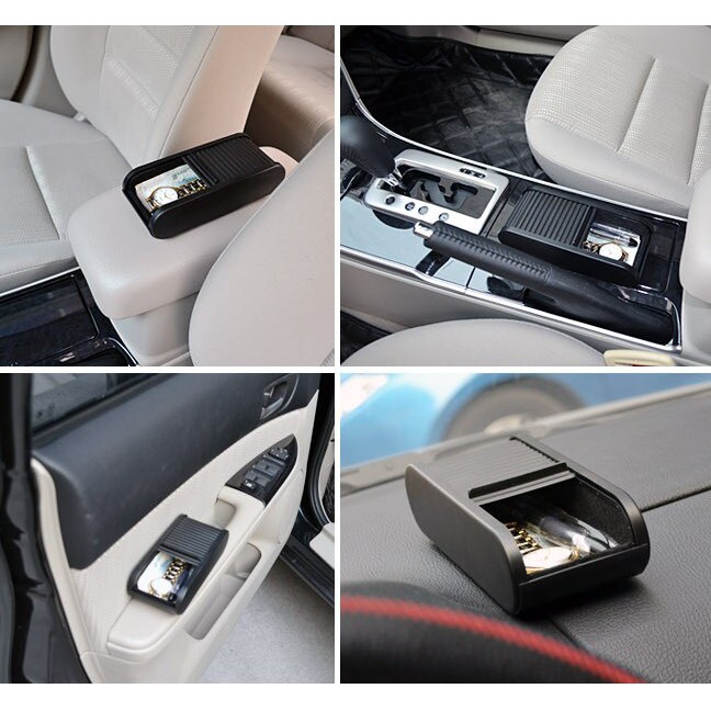 Sliding Car Storage Organizer | Mobil Tempat Penyimpanan Koin Kartu Tissue