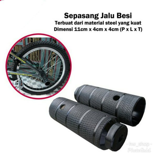 Jalu  Sepeda  Ukuran  Besar Hitam