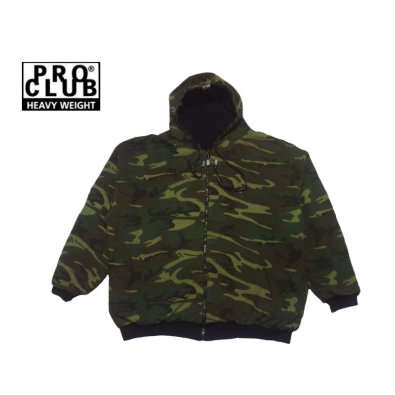 JAKET PRIA SECOND BRANDED PRO CLUB ORIGINAL 2 IN 1