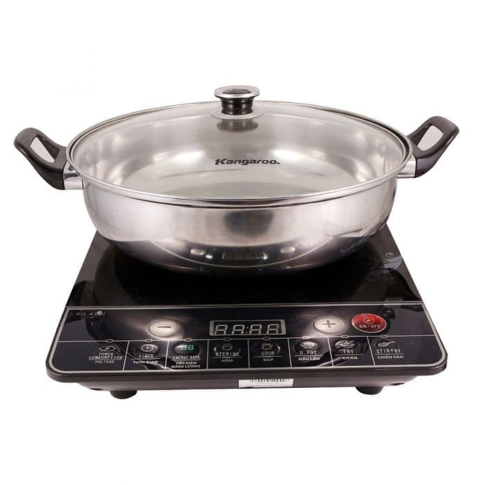 KOMPOR LISTRIK INDUKSI KANGAROO BONUS PANCI STAINLESS