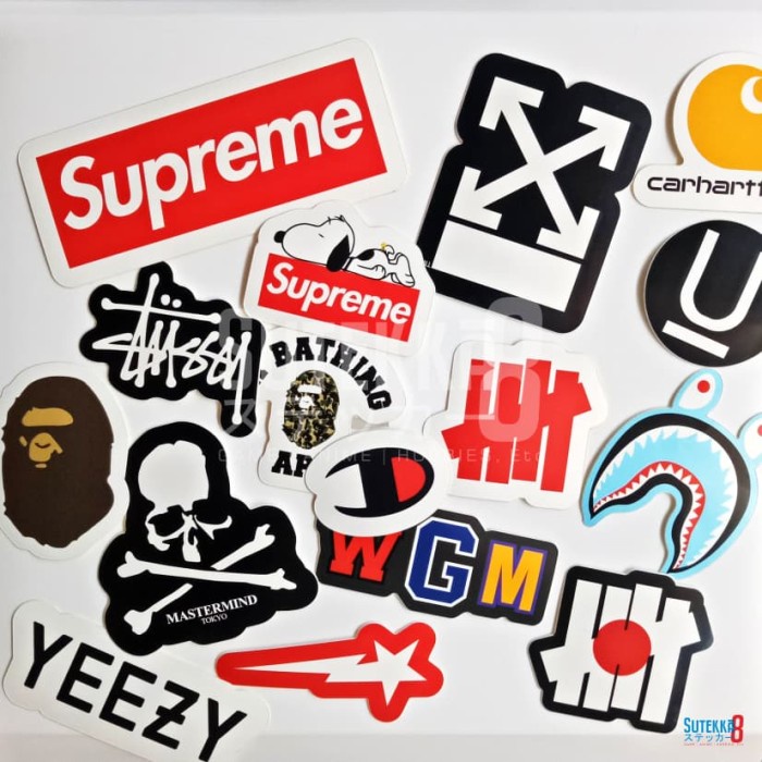 

perekat-pengikat- sticker/stiker pack hypebeast 01 16 pcs -pengikat-perekat.