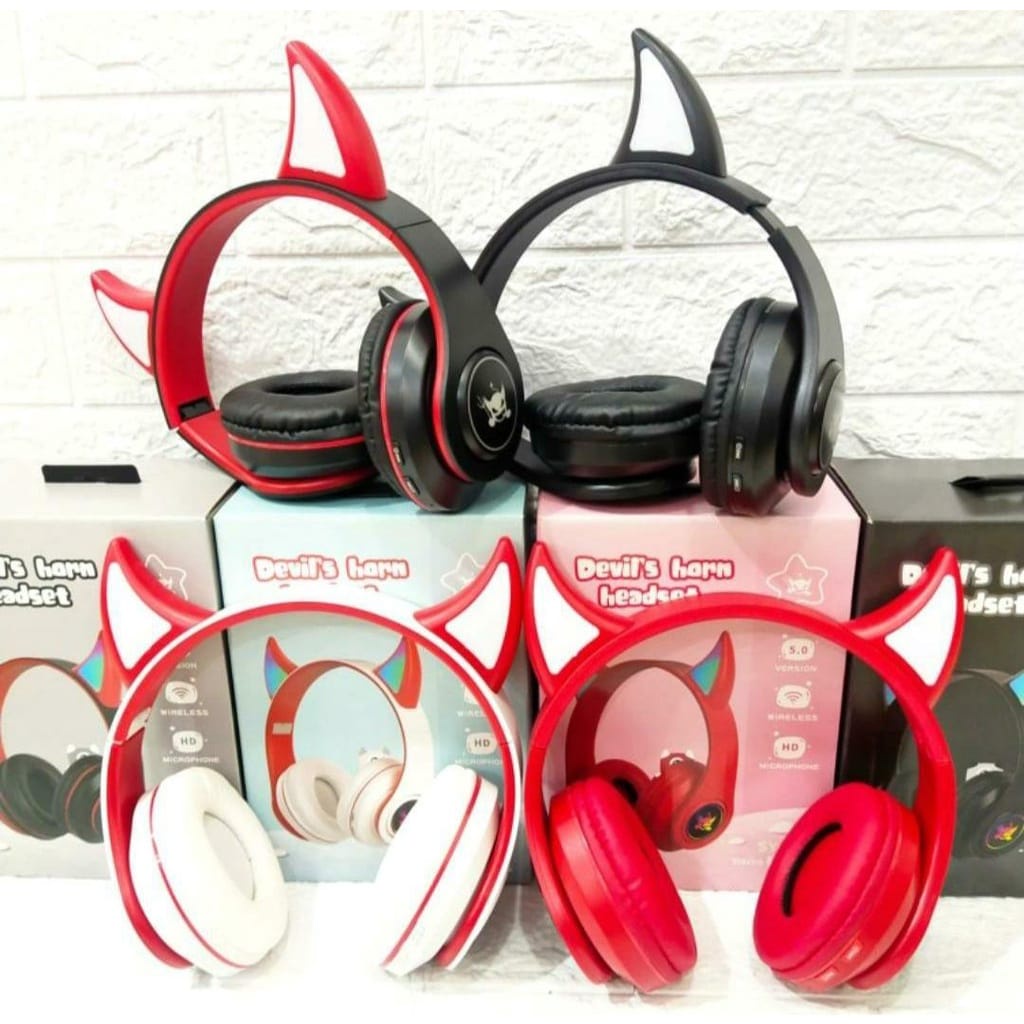 Headphone / Headset Bando Kucing SY-39 Led Super Bass