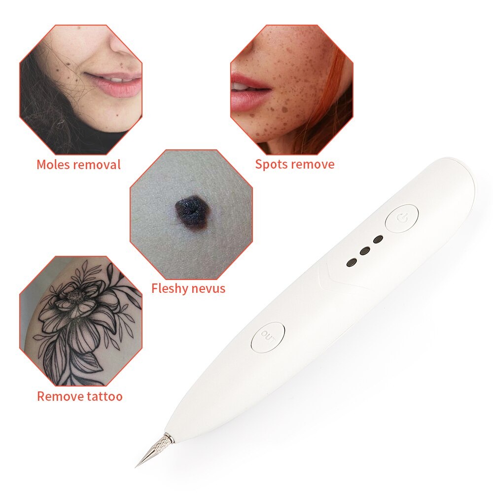 Alat Laser Pembersih Bintik Hitam Laser Pen Mole Tatto Dark Spot Remover NEVUS