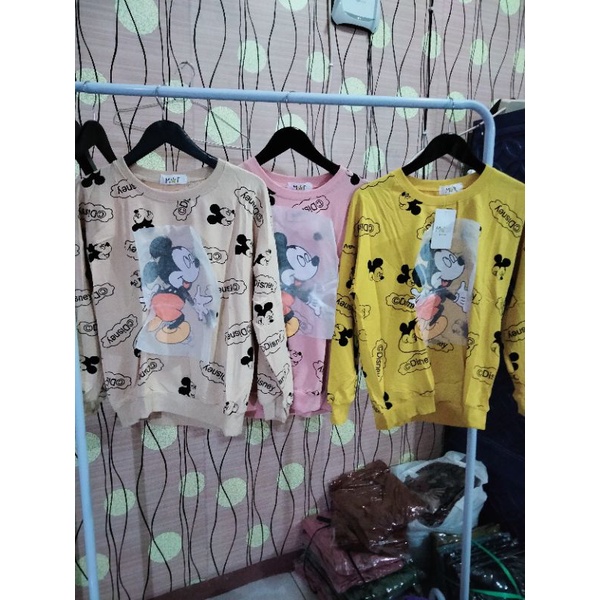 atasan tiramisu mf mickey kucing omg