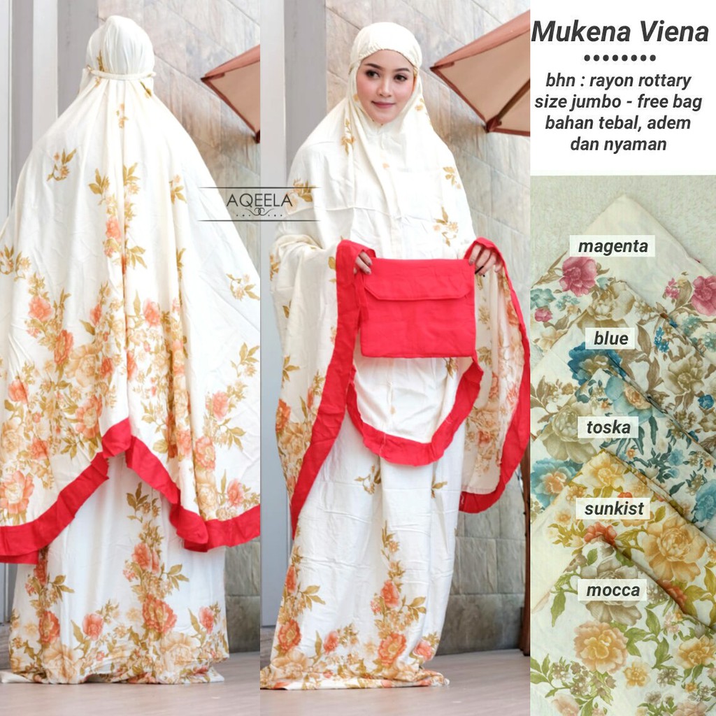MUKENA VIENA MATT RAYON ROTTARY BY AQEELA