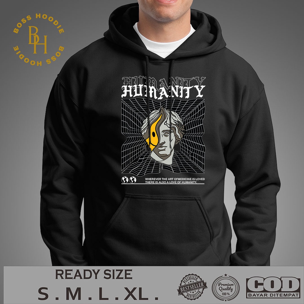 HOODIE HUMANITY HUMANITY / HOODIE PRIA / JAKET PRIA / HOODIE KEREN