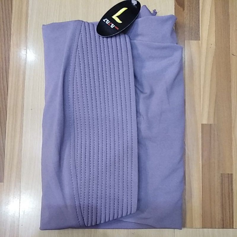 Lulu Hijab New Umi Kulsum / Jilbab bergo khimar bahan stella-Ungu dusty