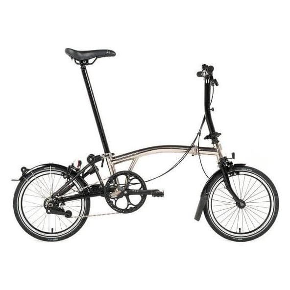 Brompton S6L Nickel Black Edition Ready Stock Sepeda Lipat