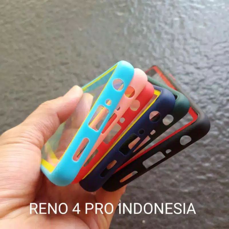 Case Oppo Reno 3 pro . Reno 4 pro . A52 A72 A92 macaron candy soft softcase sofshell cover casing kesing housing