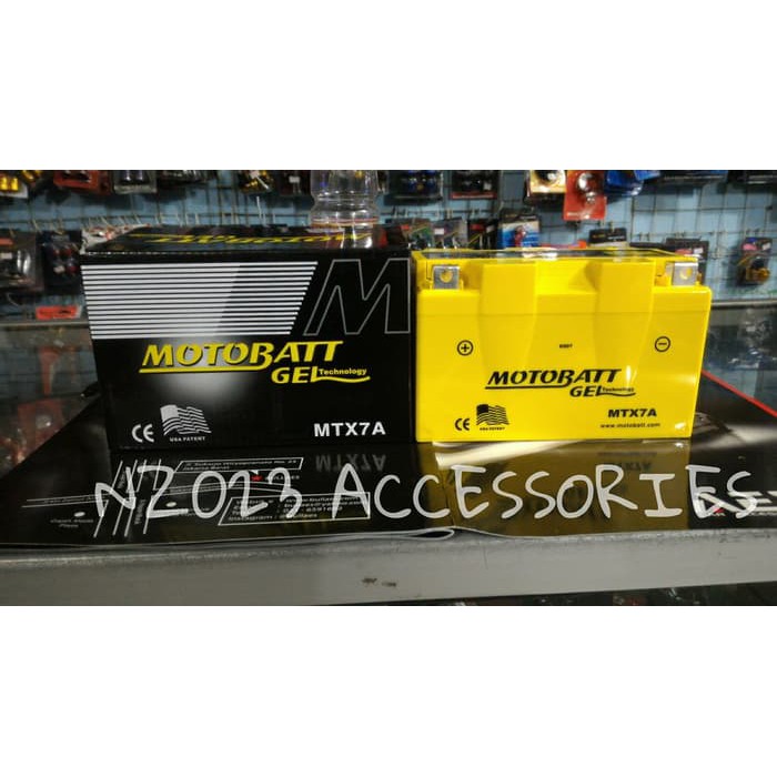 Aki/Accu Motobatt Mtx7A Ninja 250 Fi,Z250,Ninja 250 Karbu