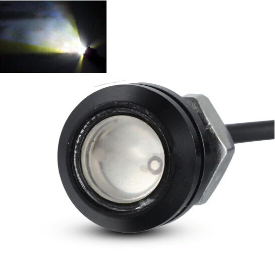 [BISA COD] 1Pcs Lampu Led Eagle Eye Mata Elang Lampu Mobil 12V 3W Super Bright Waterproof