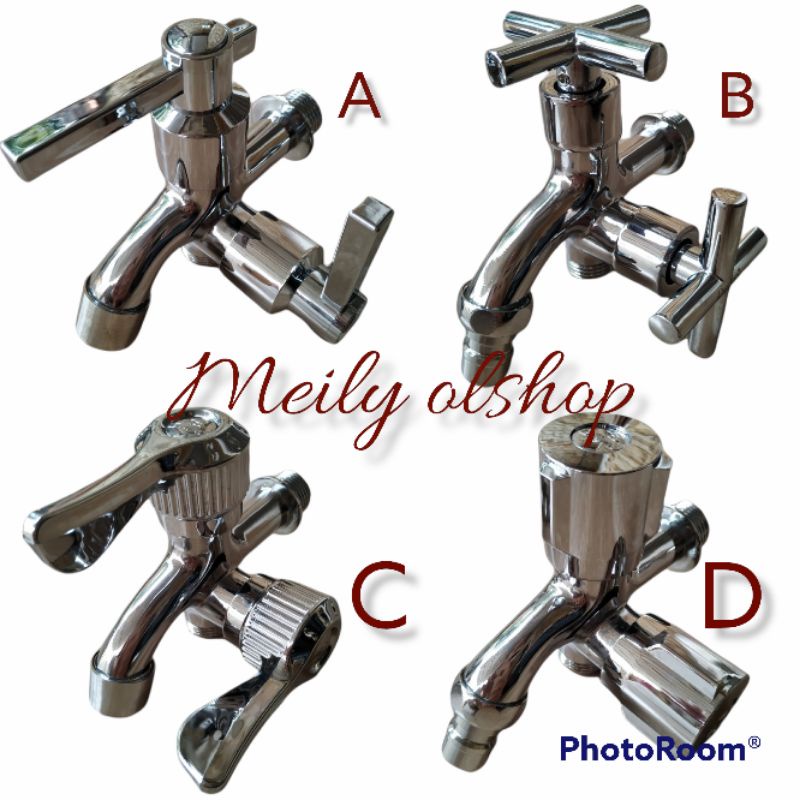 kran cabang / kran mesin cuci / keran air/ keran shower / keran mesin cuci/ keran cabang