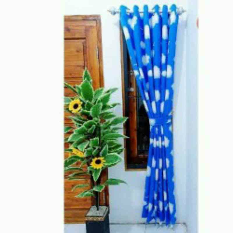 Gorden Jendela Minimalis Gorden Saten Bridal Hordeng Ruang Tamu Korden pintu