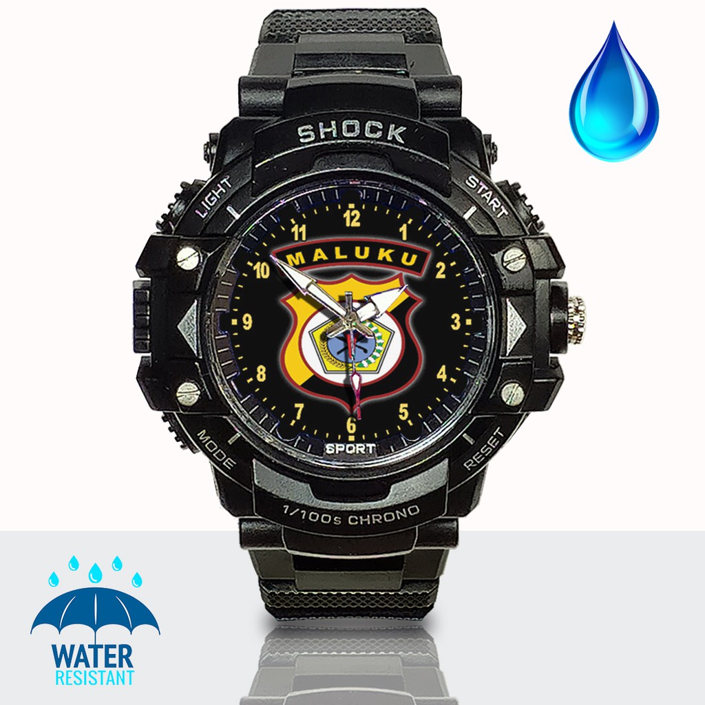 (JOS GANDOS BOS) Jam Tangan POLDA MALUKU (Exclusive)