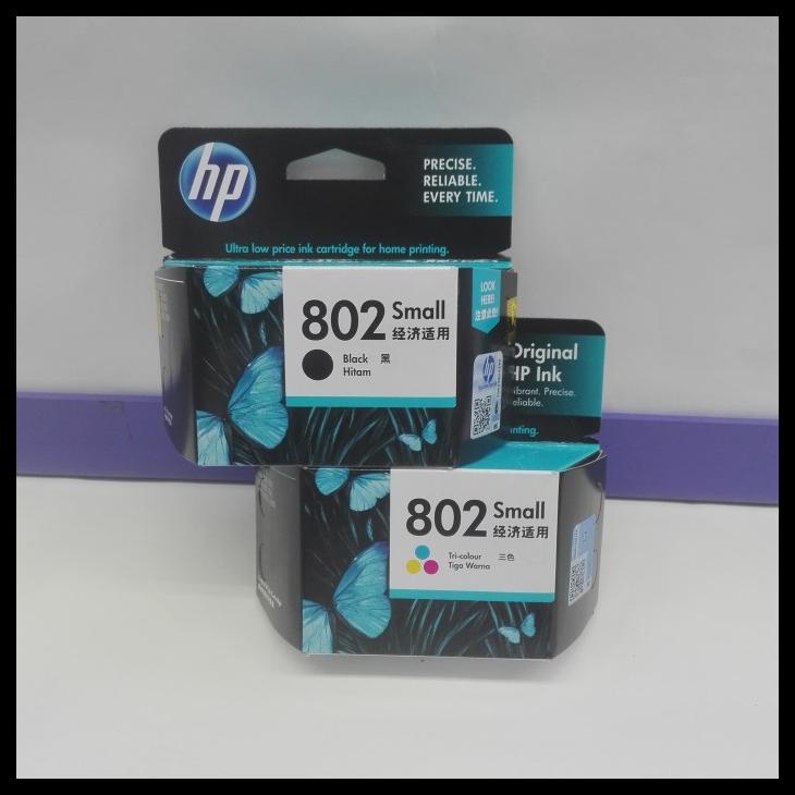 Tinta Printer Original Hp 802 Black