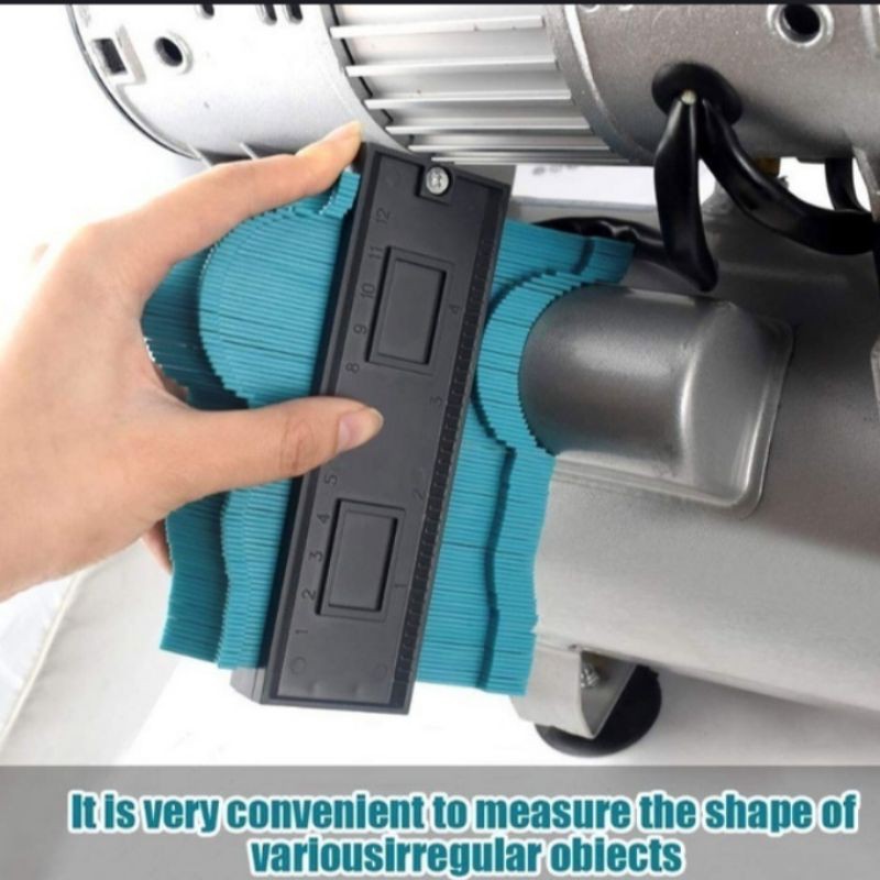 

Pengukur kontur 5", Contour Gauge Duplicator Tool, Copy Ruler 5 inch