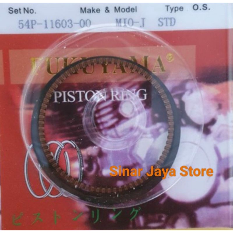Ring Piston Cincin Piston Mio J Fukuyama Std