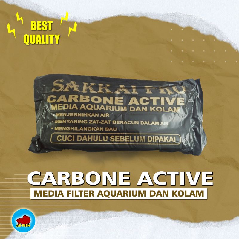 Jual Carbone Active Karbon Aktif Untuk Media Filter Air Kolam Aquarium Shopee Indonesia