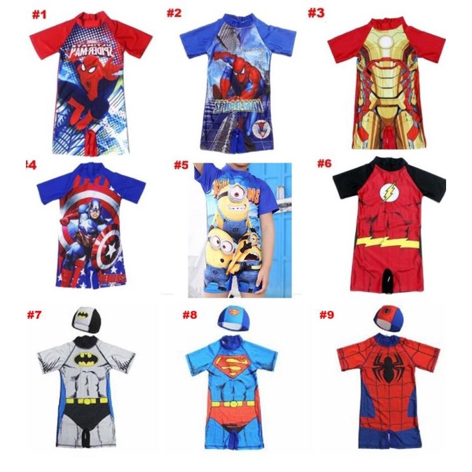 Baju Renang Anak Laki COWOK Pakaian Renang Swimsuit Swimwear
