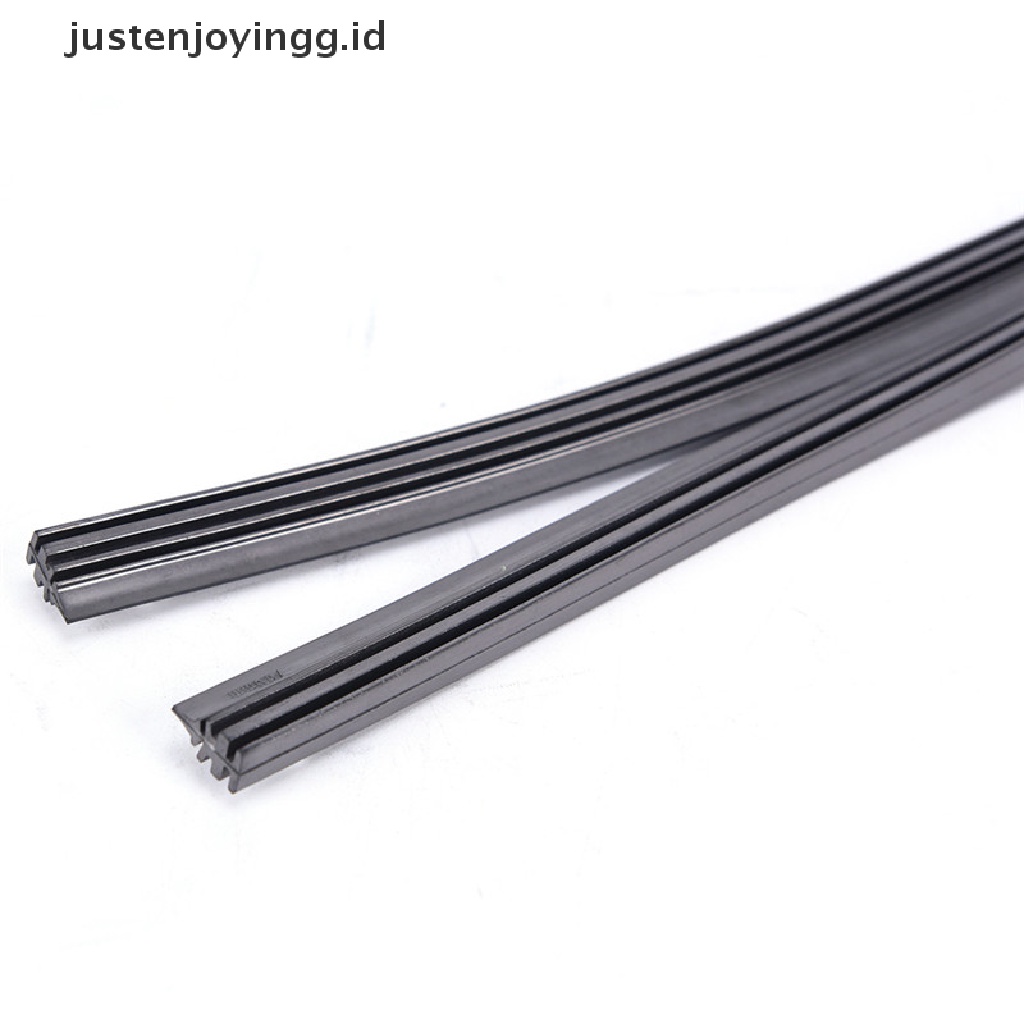 // justenjoyingg.id // 2pcs 28&quot; Auto Car Bus Windshield Frameless Rubber Wiper Blade Refill Hot Sale ~