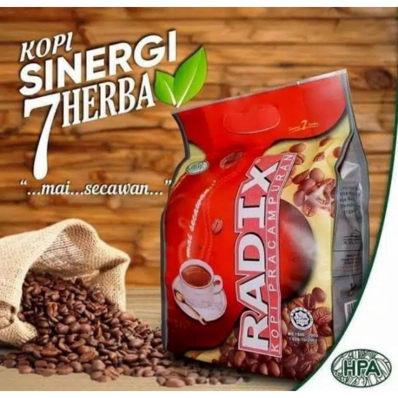 

Kopi Radix | Kopi Herba Sinergi HPAI | Kopi Radix 32sachet Original