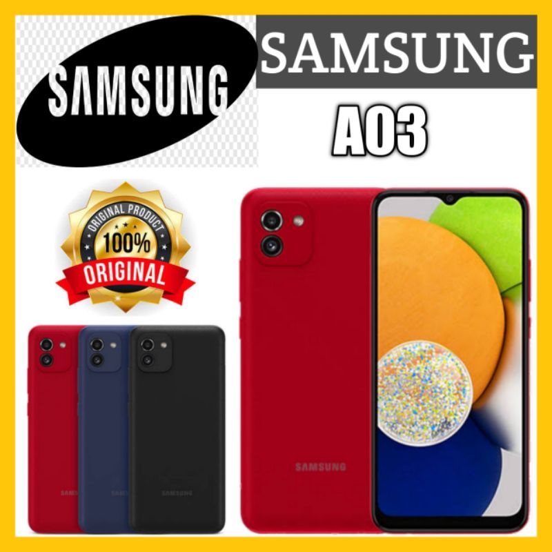 TERLARIS!! SAMSUNG A03 RAM 3/32 &amp; 4/64 &amp; 4/128 GARANSI RESMI SAMSUNG INDONESIA