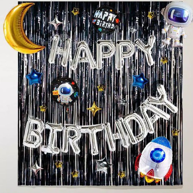 Paket Dekorasi Ulang Tahun Anak Tema Astronot