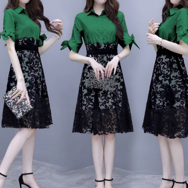 FWG - SET VIERA / SETELAN / STELAN WANITA BRUKAT / STELAN KOREA / BAJU DAN ROK WANITA / PAKAIAN WANITA BARU