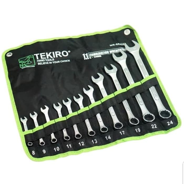 Kunci Ring Pas TEKIRO 8-24mm - Ring Pas Set Tekiro 11pcs