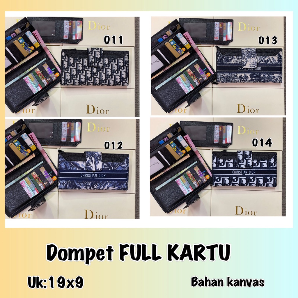 Dompet Lipat Kancing Full Kartu Free Box