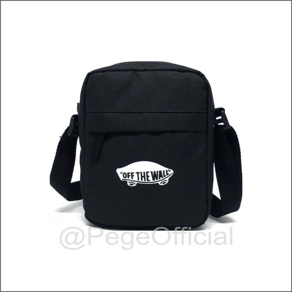 Tas Selempang Polos Motif Sablon Pria Slingbag Kasual Untuk Sehari Hari - PG - 8877