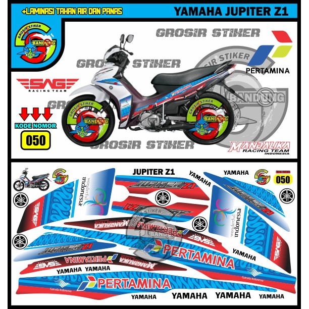 STRIPING VARIASI YAMAHA JUPITER Z1 MANDALIKA