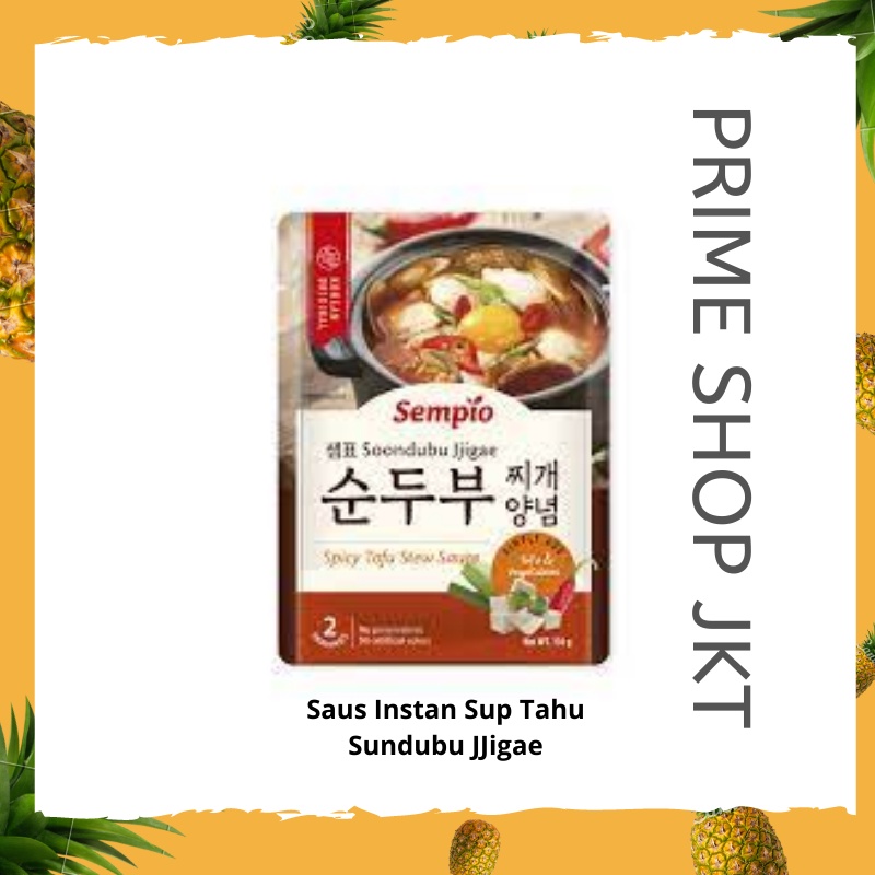 

Sempio Saus Bumbu Sup Tahu 110gr Sundubu Jjigae Spicy Tofu Stew Korea