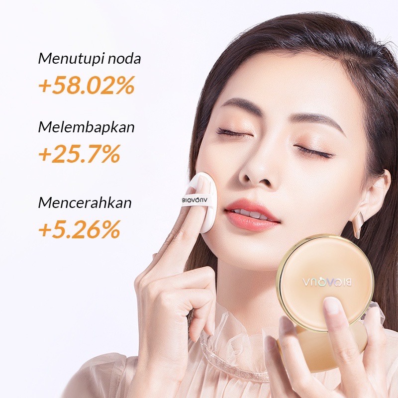 BIOAQUA Hydrating Soft And Flawless Air Cushion BB Cream / BB Cushion Medium Coverage