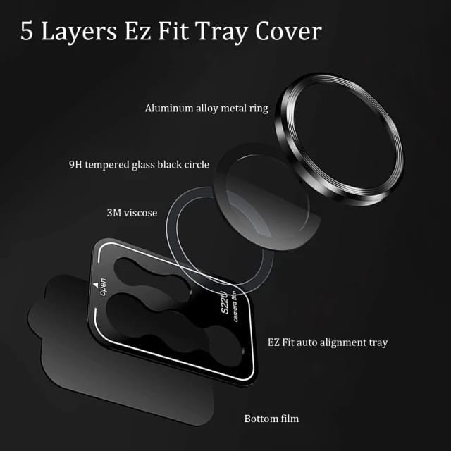 SAMSUNG S23 / S22 ULTRA EAGLE EYE CAMERA RING TEMPERED GLASS KAMERA