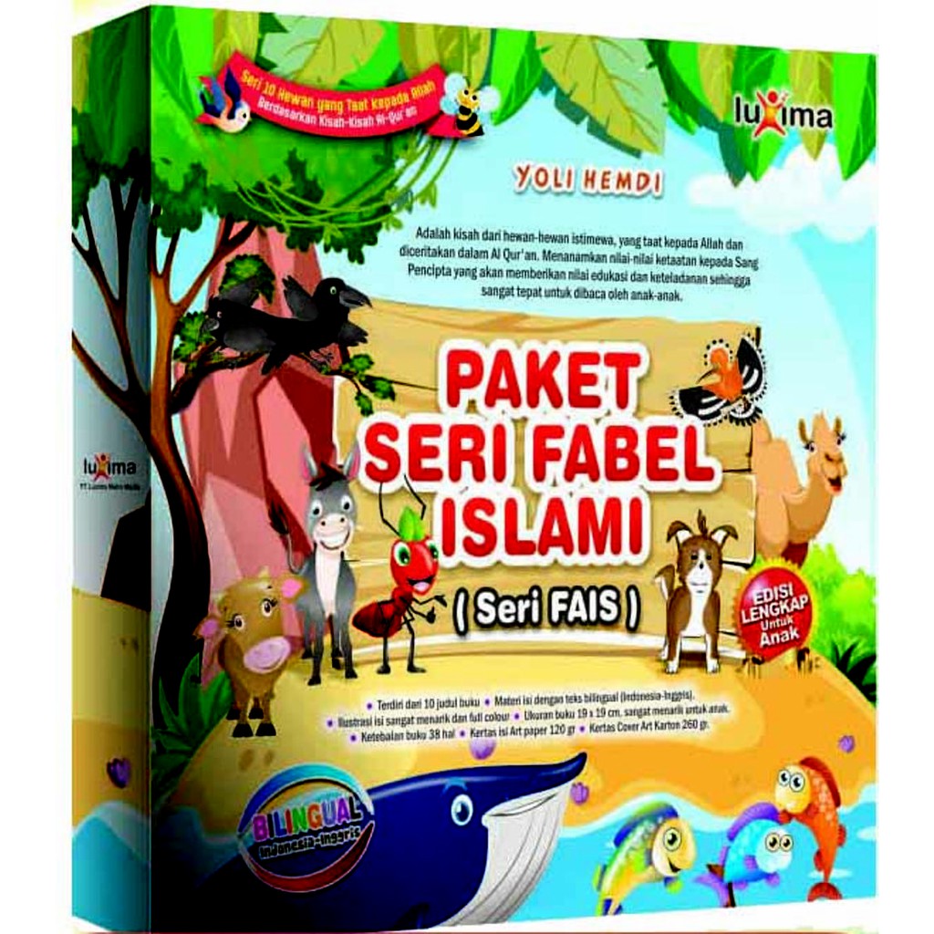 Buku Anak Paket Seri Fabel Islami Shopee Indonesia