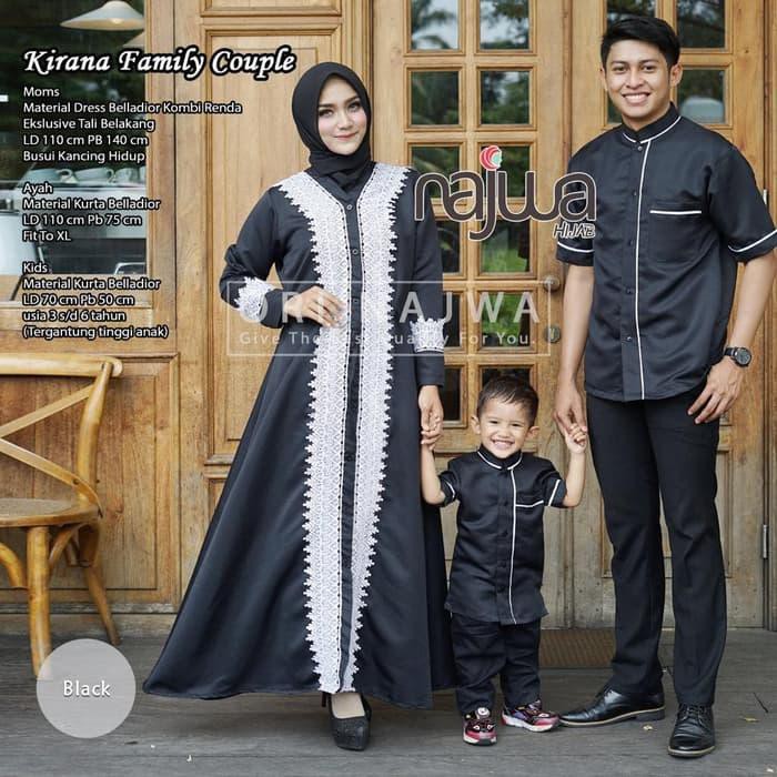 Sangat Populer Baju Couple Keluarga Pasangan Muslim Family Set Ayah Ibu Anak Ori Najw