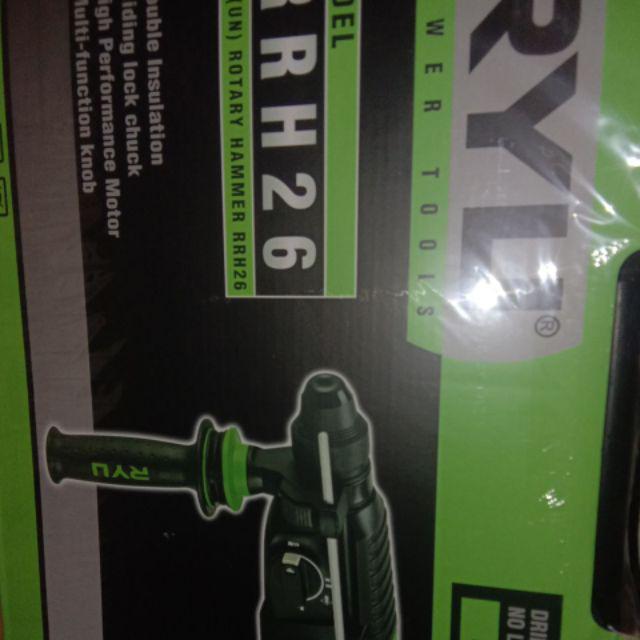Mesin Bor Beton Bobok Benton Tembok Ryu Rrh-26 Rotary Hammer Ryu Rrh26