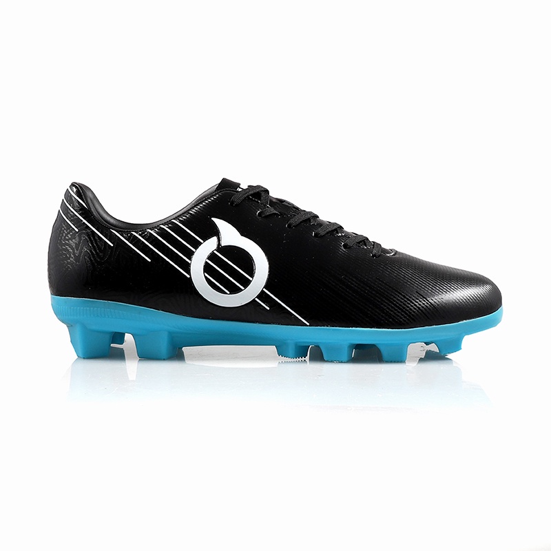 SEPATU BOLA ORTUSEIGHT INSIGNIA FG - BLACK WHITE CYAN (100% ORIGINAL)