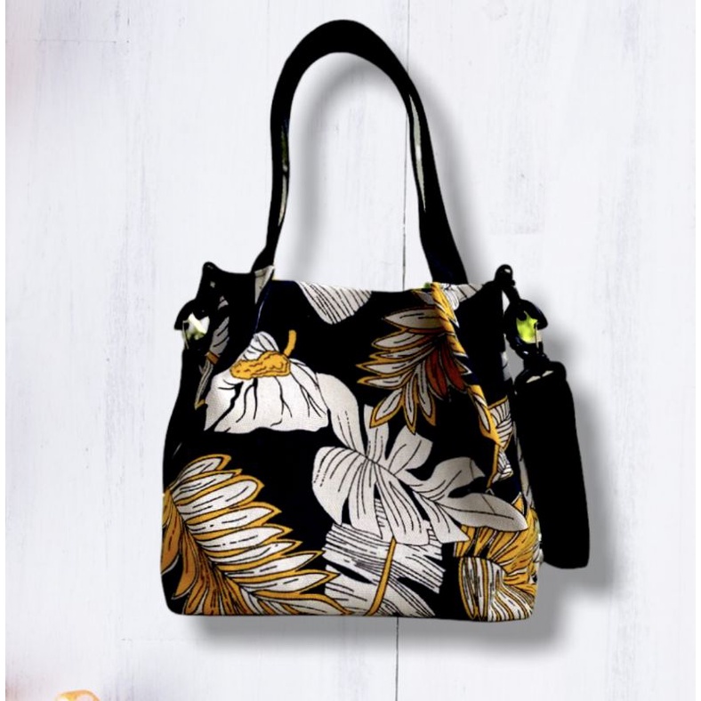 Sling Bag Kanvas Aisyah Tas Wanita Tas Lucu