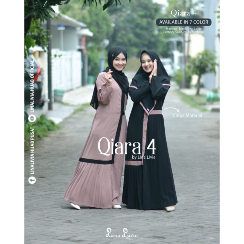 Gamis Qiara 4 by LinaLivia Hijab
