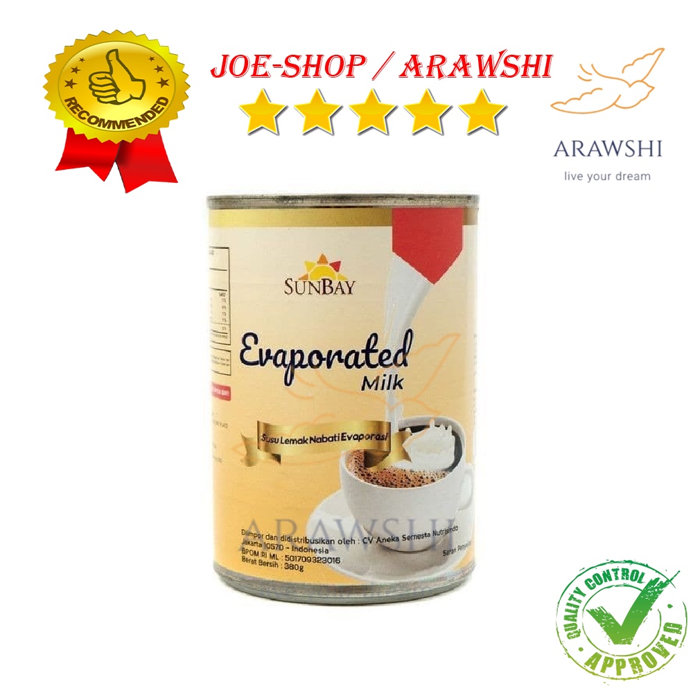 

susu evaporated sunbay 380gr