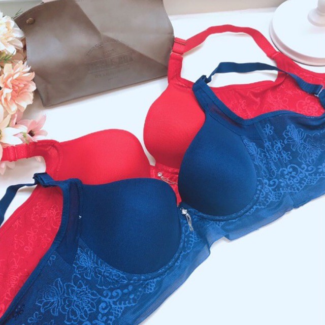 BRA PENEKAN LEMAK (K-B30) BAHAN RENDA SAMPING DAN BERKAWAT BUSA PUSH UP